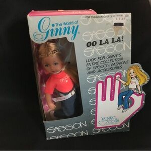 GINNY Sasson Red Shirt 8” Doll New in Box Vintage